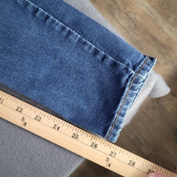 GAP Womens SZ 10 Reg Easy Leggings Ankle Distressed Denim Jeans Excelsior Slash - Picture 5 of 9